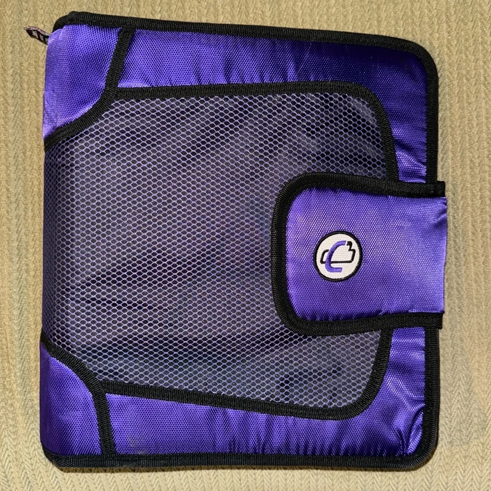 Case-it Open Tab Velcro Closure 2” School Binder 5-Color Tabbed Expanding file